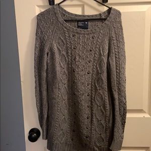 Gray sweater